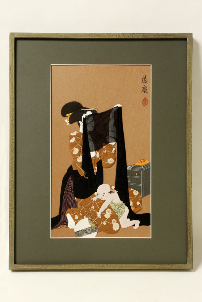 針仕事 喜多川歌麿