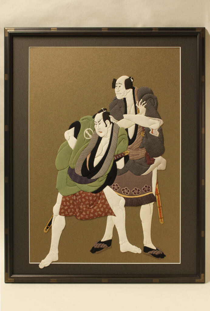 嵐竜蔵の奴浮世又平と三世大谷廣次の奴土佐の又平