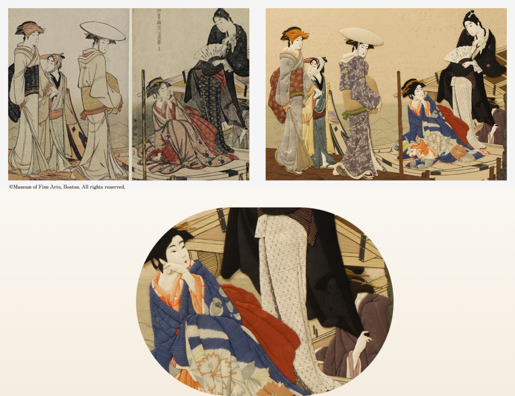 四季遊花之色香 上・下 喜多川歌麿