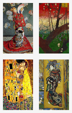 ヨーロッパの画家たちが注目したジャポニズム